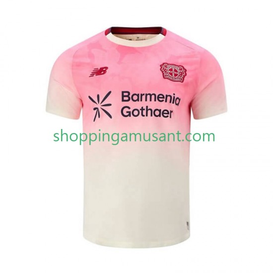 Maillot de Foot Bayer 04 Leverkusen Homme Extérieur 2025-2026 Manche Courte