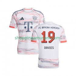 Maillot de Foot Bayern Munich Alphonso Davies 19 Homme Extérieur 2025-2026 Manche Courte