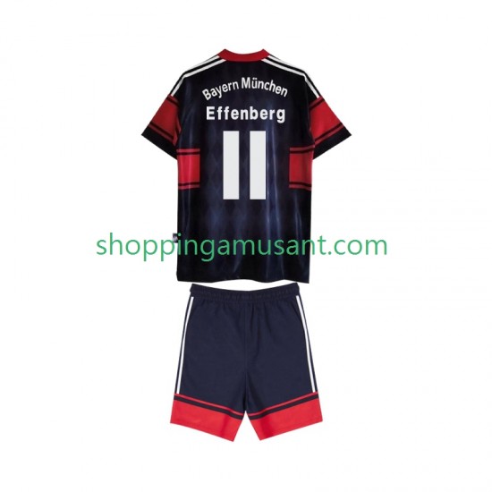 Maillot de Foot Bayern Munich Effenberg 11 1997 Rétro Enfant Domicile 1999 Manche Courte