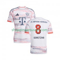 Maillot de Foot Bayern Munich Leon Goretzka 8 Homme Extérieur 2025-2026 Manche Courte