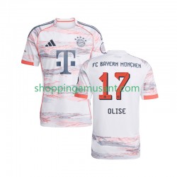 Maillot de Foot Bayern Munich Michael Olise 17 Homme Extérieur 2025-2026 Manche Courte
