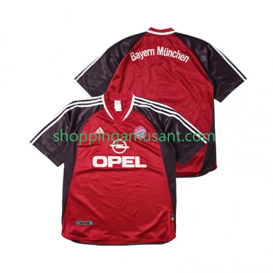 Maillot de Foot Bayern Munich 2001 Rétro Homme Domicile 2002 Manche Courte