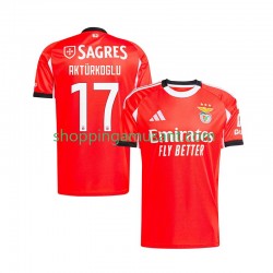 Maillot de Foot Benfica Kerem Akturkoglu 17 Homme Domicile 2025-2026 Manche Courte