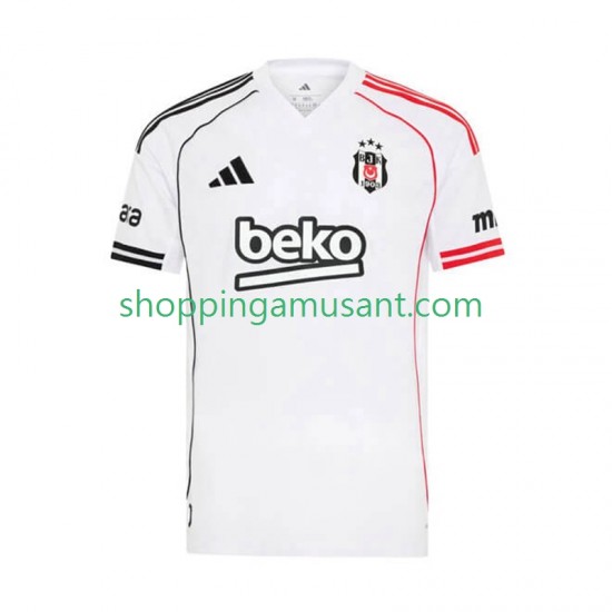 Maillot de Foot Besiktas Homme Domicile 2025-2026 Manche Courte