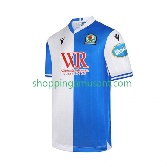 Maillot de Foot Blackburn Rovers Homme Domicile 2025-2026 Manche Courte
