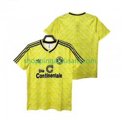 Maillot de Foot Borussia Dortmund 1988 1989 Rétro Homme Domicile Manche Courte