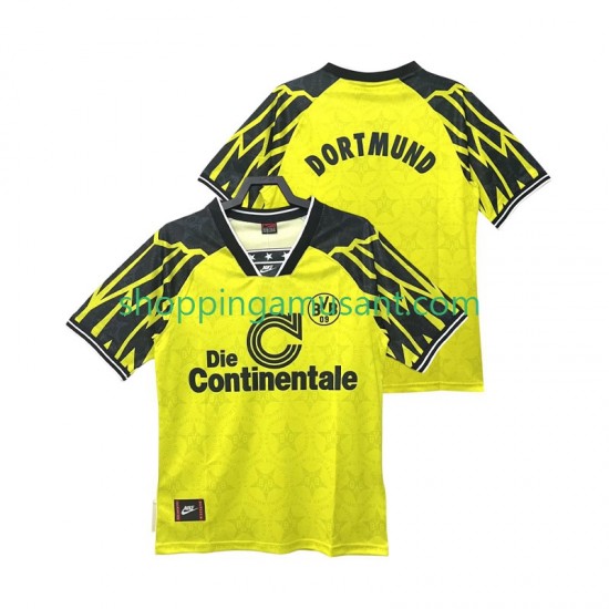 Maillot de Foot Borussia Dortmund 1995 Rétro Homme Domicile 1994 Manche Courte