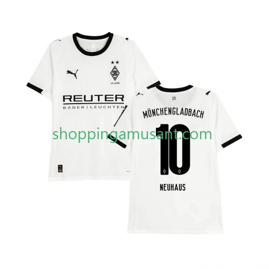 Maillot de Foot Russie Bo Monchengladbach Florian Neuhaus 10 Homme Domicile 2025-2026 Manche Courte