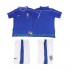 Maillot de Foot Brésil Rétro Enfant Extérieur 1998 Manche Courte