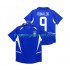 Maillot de Foot Brésil Ronaldo 9 Rétro Homme Extérieur 2002 Manche Courte