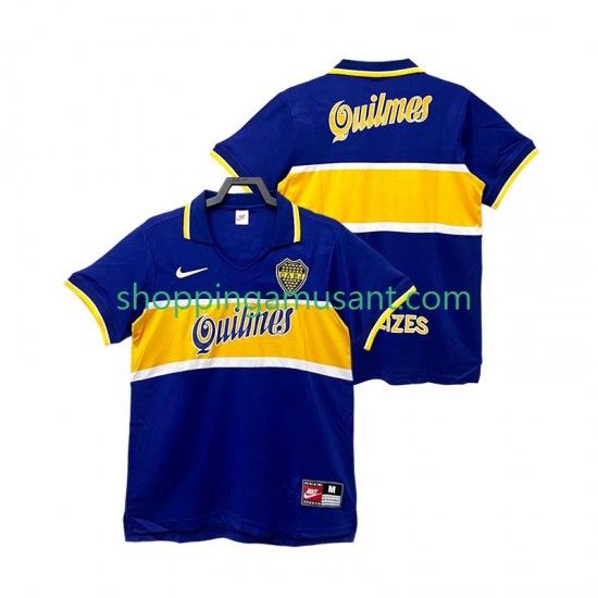 Maillot de Foot CA Boca Juniors 1997 Rétro Homme Domicile 1998 Manche Courte