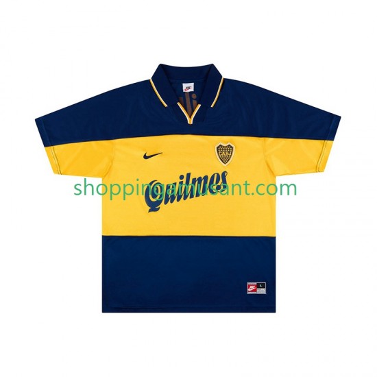Maillot de Foot CA Boca Juniors 2000 Rétro Homme Domicile 1999 Manche Courte