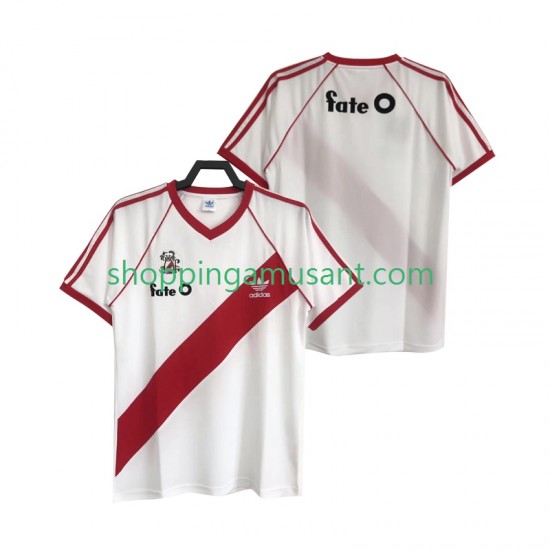 Maillot de Foot CA River Plate 1986 Rétro Homme Domicile Manche Courte