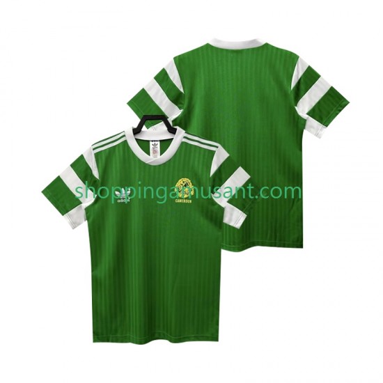 Maillot de Foot Cameroun 1990 Rétro Homme Domicile Manche Courte