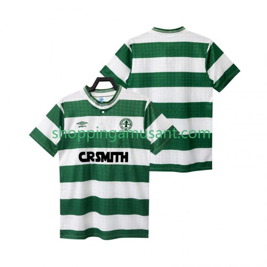 Maillot de Foot Celtic FC 1987 1988 Rétro Homme Neutre Manche Courte