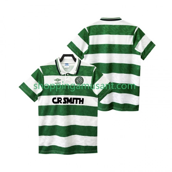 Maillot de Foot Celtic FC 1989 1990 Rétro Homme Neutre Manche Courte