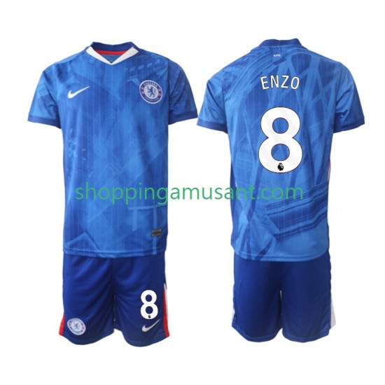 Maillot de Foot Chelsea Enzo Fernandez 8 Enfant Domicile 2025-2026 Manche Courte