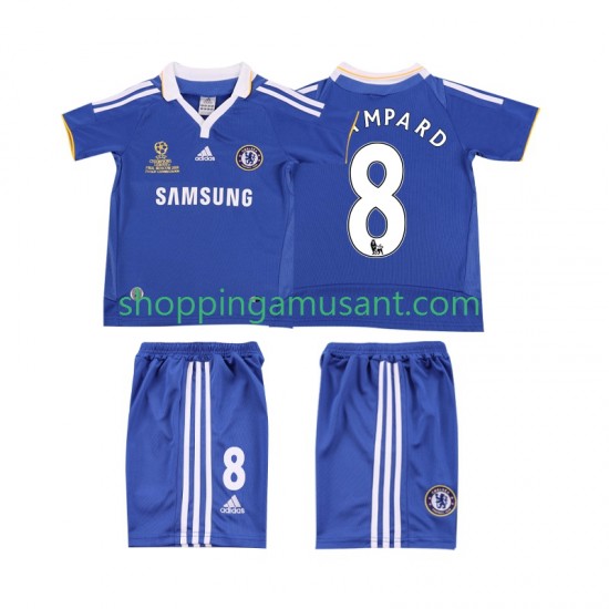 Maillot de Foot Chelsea LAMPARD 8 2007 Rétro Enfant Domicile 2008 Manche Courte