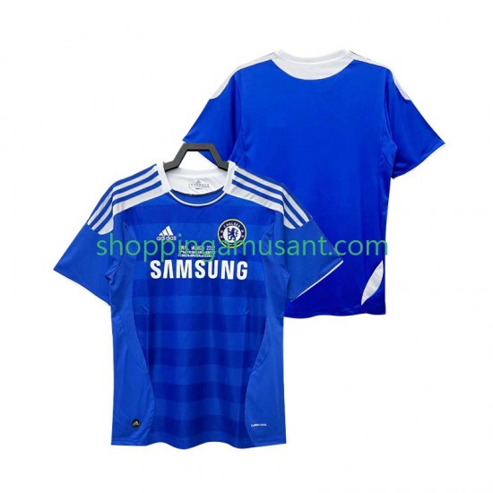 Maillot de Foot Chelsea 2012 Rétro Homme Domicile 2011 Manche Courte