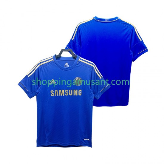 Maillot de Foot Chelsea 2012 2013 Rétro Homme Domicile Manche Courte