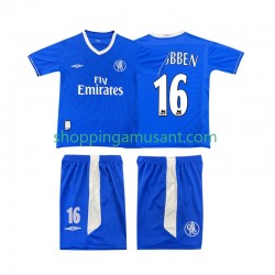 Maillot de Foot Chelsea Robben 16 2003 2005 Rétro Enfant Domicile Manche Courte