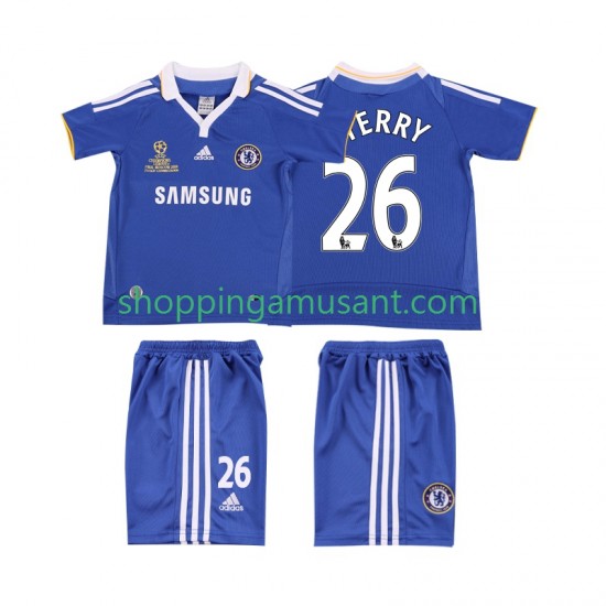 Maillot de Foot Chelsea TERRY 26 2007 Rétro Enfant Domicile 2008 Manche Courte
