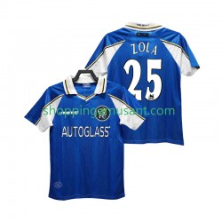 Maillot de Foot Chelsea ZOLA 25 1997 Rétro Homme Domicile 1999 Manche Courte