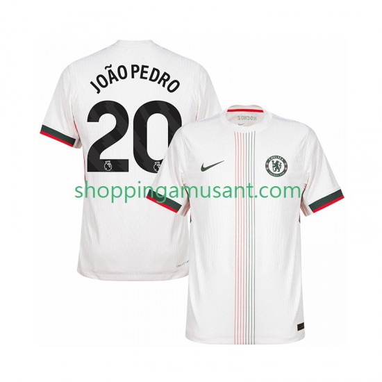 Maillot de Foot Chelsea joao pedro 20 Homme Extérieur 2025-2026 Manche Courte