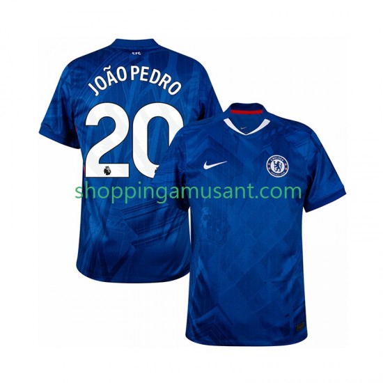 Maillot de Foot Chelsea joao pedro 20 Homme Domicile 2025-2026 Manche Courte