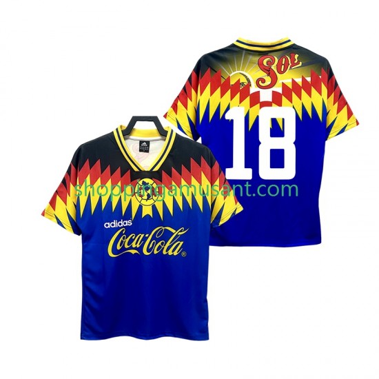 Maillot de Foot Club América 18 1995 Rétro Homme Extérieur Manche Courte