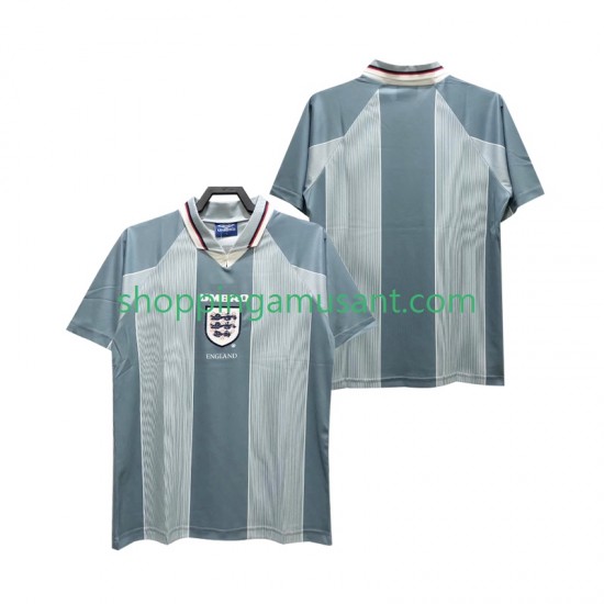 Maillot de Foot Angleterre 1996 Rétro Homme Extérieur Manche Courte