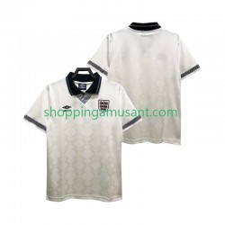 Maillot de Foot Angleterre 1990 Rétro Homme Domicile Manche Courte