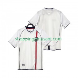 Maillot de Foot Angleterre Rétro Homme Domicile 2002 Manche Courte