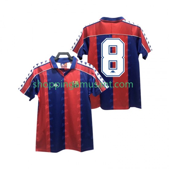 Maillot de Foot FC Barcelone 8 1992 1995 Rétro Homme Domicile Manche Courte