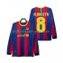 Maillot de Foot FC Barcelone A INIESTA 8 Rétro Homme Domicile 2011 2010 Manche Longue