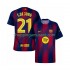 Maillot de Foot FC Barcelone Frenkie de Jong 21 Champions League Homme Domicile 2025-2026 Manche Courte