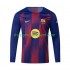 Maillot de Foot FC Barcelone Homme Domicile 2025-2026 Manche Longue