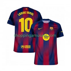 Maillot de Foot FC Barcelone Lamine Yamal 10 Champions League Homme Domicile 2025-2026 Manche Courte
