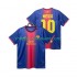 Maillot de Foot FC Barcelone Lionel Messi 10 2012 2013 Rétro Homme Domicile Manche Courte
