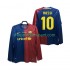 Maillot de Foot FC Barcelone Lionel Messi 10 Champions League 2009 Rétro Homme Domicile 2008 Manche Longue