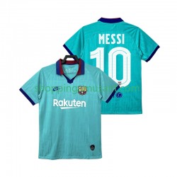 Maillot de Foot FC Barcelone Lionel Messi 10 2019 2020 Rétro Homme Neutre Manche Courte