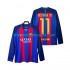 Maillot de Foot FC Barcelone Neymar JR 11 2016 2017 Rétro Homme Domicile Manche Longue