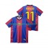 Maillot de Foot FC Barcelone RIVALDO 11 Rétro Homme Domicile 1999 1998 Manche Courte