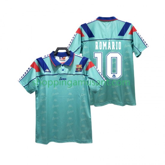 Maillot de Foot FC Barcelone ROMARIO 10 1992 1995 Rétro Homme Extérieur Manche Courte
