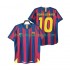 Maillot de Foot FC Barcelone RONALDINHO 10 2005 Rétro Homme Domicile 2006 Manche Courte