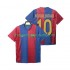 Maillot de Foot FC Barcelone RONALDINHO 10 2007 Rétro Homme Domicile 2006 Manche Courte