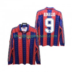 Maillot de Foot FC Barcelone RONALDO 9 1996 1997 Rétro Homme Domicile Manche Longue