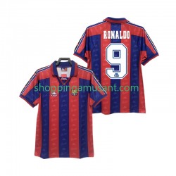 Maillot de Foot FC Barcelone RONALDO 9 1996 1997 Rétro Homme Domicile Manche Courte