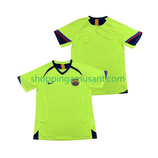 Maillot de Foot FC Barcelone 2005 Rétro Homme Extérieur 2006 Manche Courte