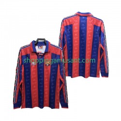 Maillot de Foot FC Barcelone 1996 1997 Rétro Homme Domicile Manche Longue